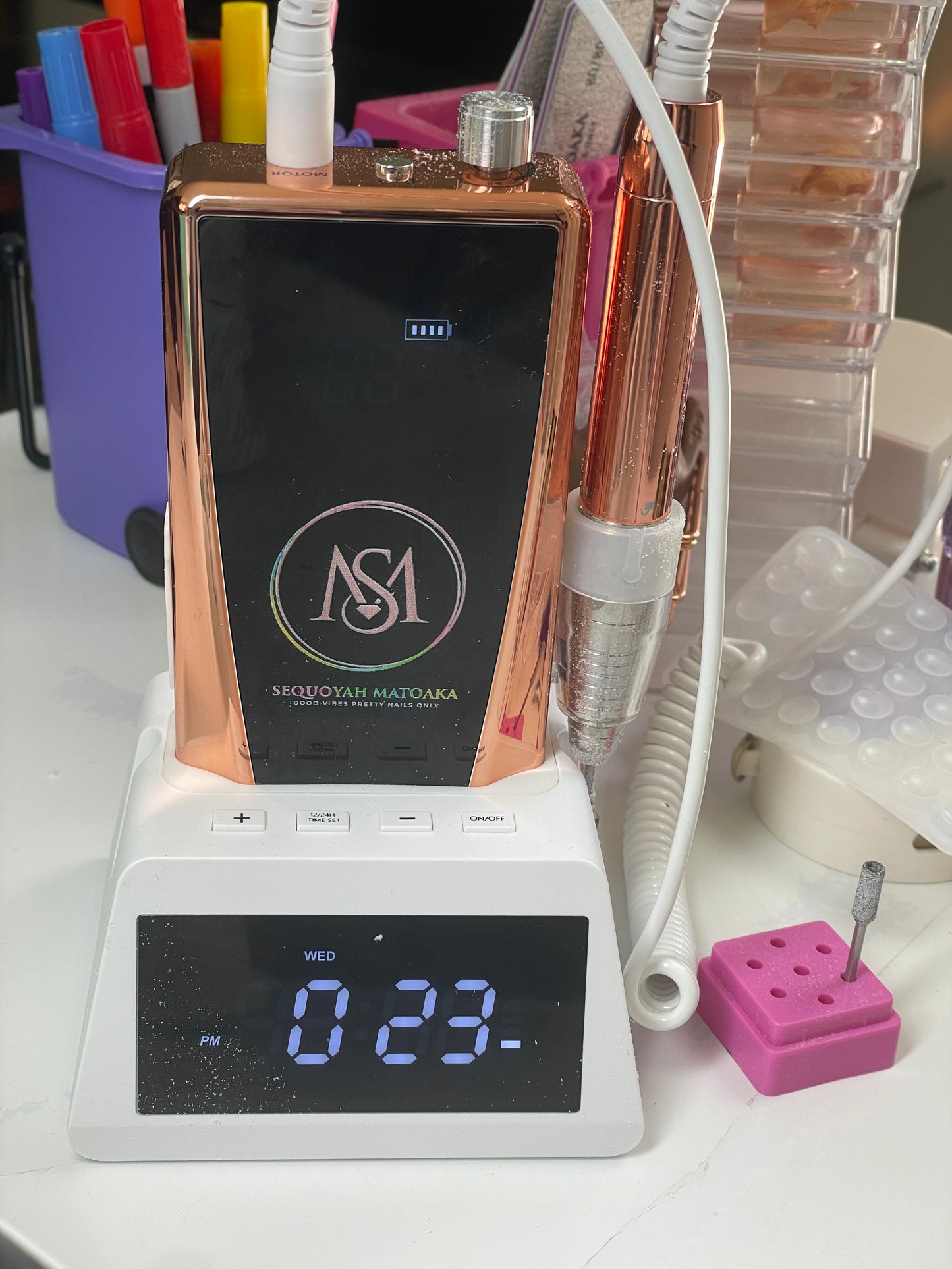 SM ROSÈ LUXE NAIL DRILL 45RPM